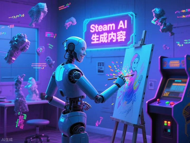 生成式 AI 大举进军游戏开发行业，Steam 上架作品中使用量激增 8 倍(图1)